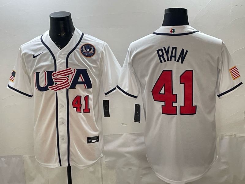 Men 2026 World cup white MLB Nike jersey 00100